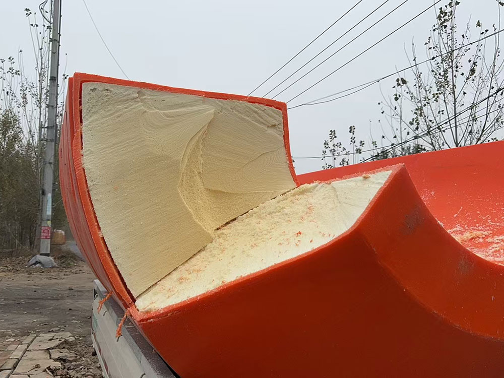 On site dismantling of Zhengda floating body